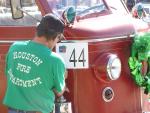 Chuck finalizing details before the parade